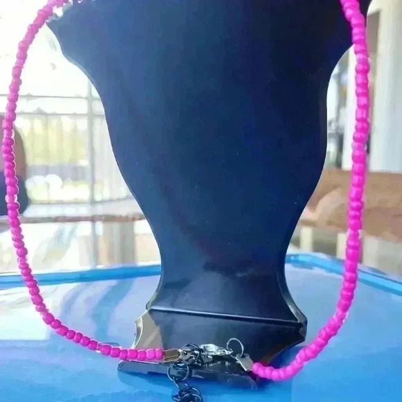 Mother of pearl handmade beaded necklace - Picture 2 of 2